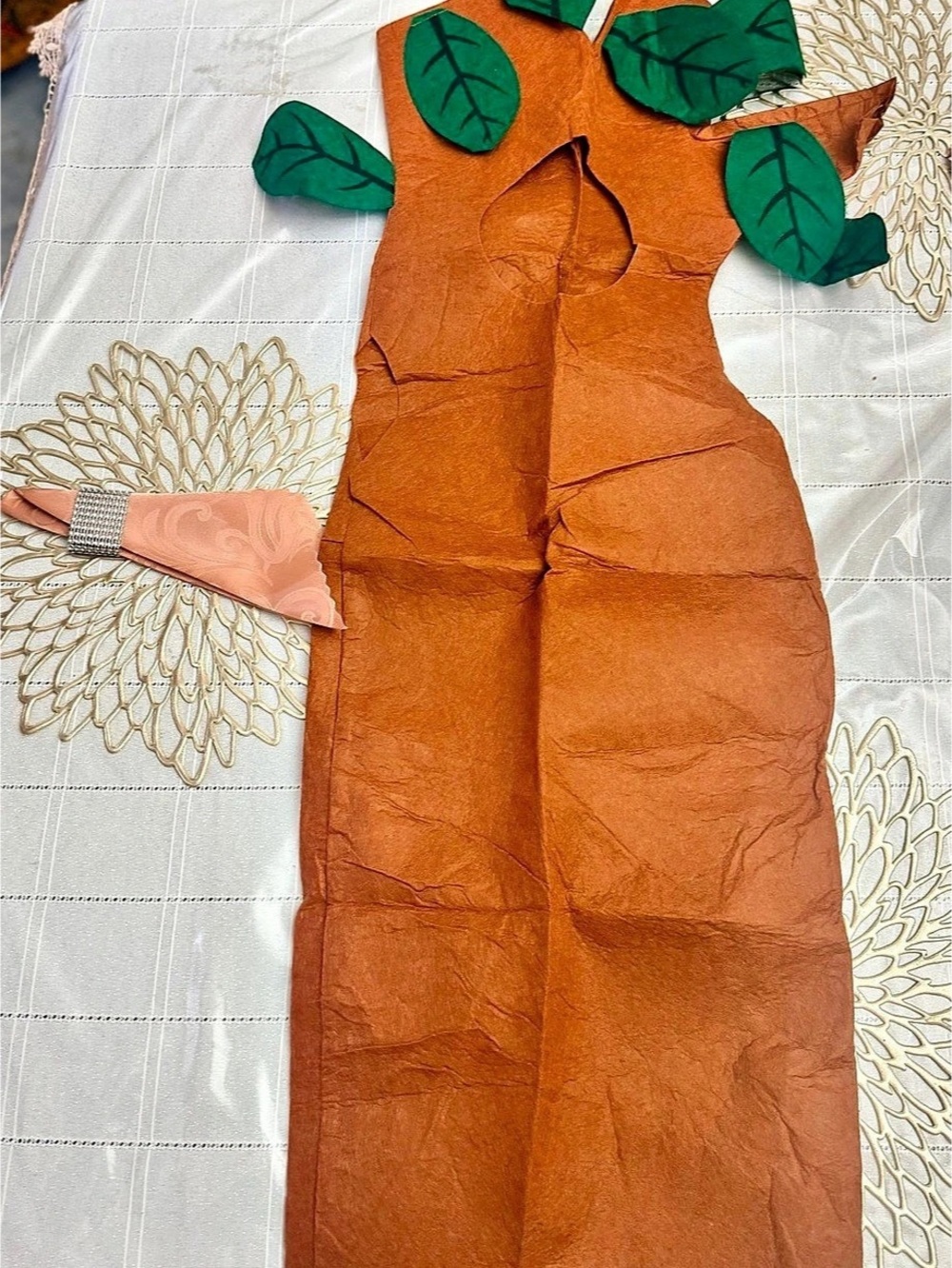 Kids Tree Costume Brown Green NWT